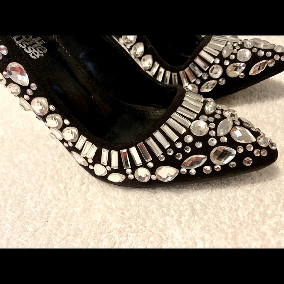Brand New Trendy Crystal Heels By CHARLOTTE RUSSE - Box 60 - Picture 7 of 7